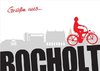 Postkarte Bocholt - Fahrradfahrerin