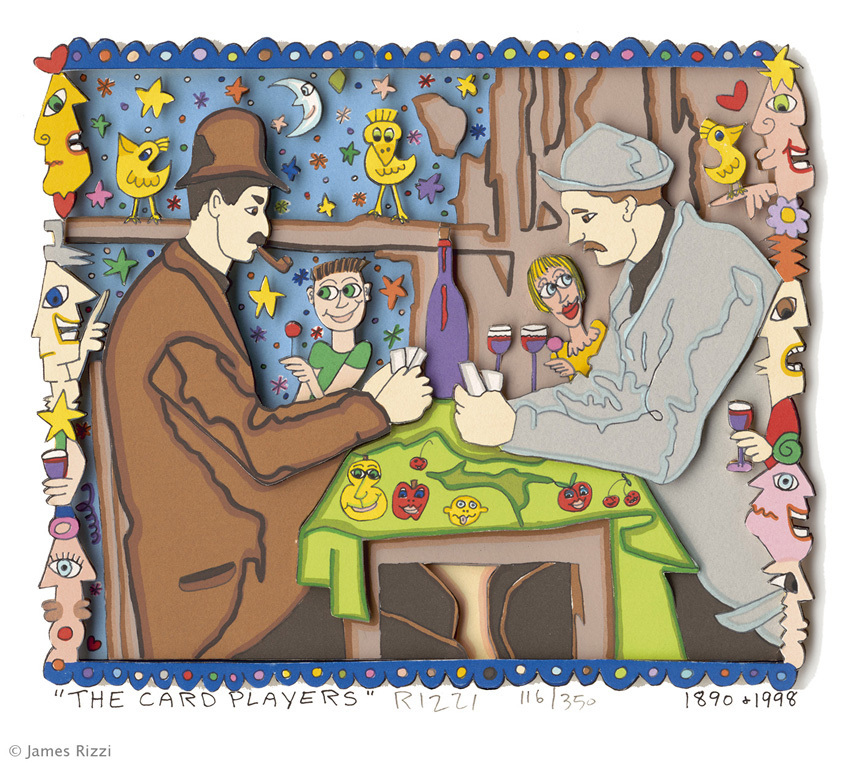 James Rizzi - THE CARD PLAYERS