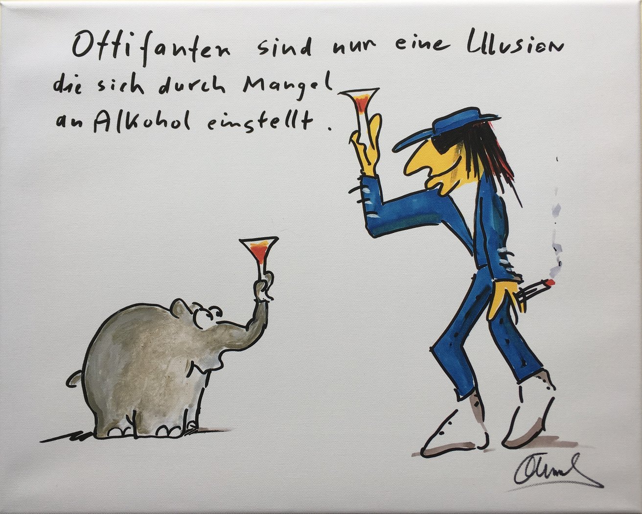 Ottifant Skatspiel Kartenspiel by Otto Waalkes 