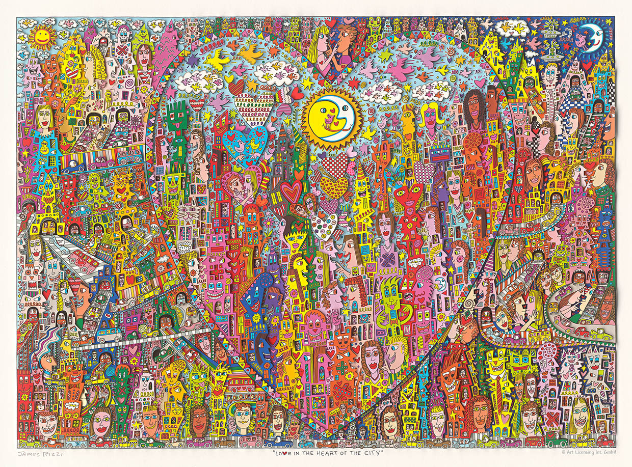 James Rizzi - LOVE IN THE HEART OF THE CITY