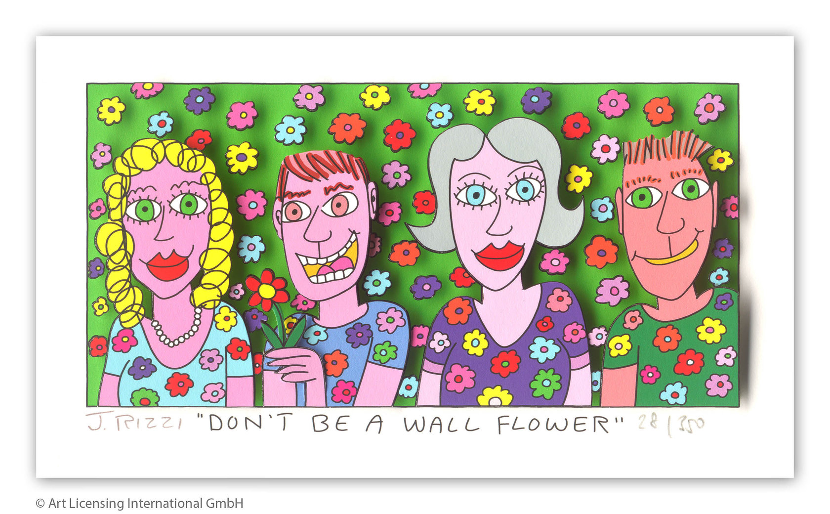James Rizzi - DON'T BE A WALL FLOWER