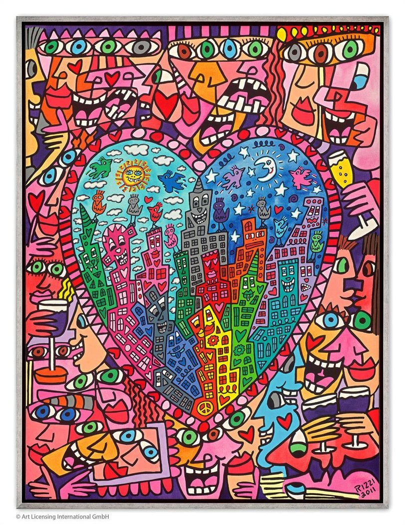 James Rizzi - IT'S HEART NOT TO LOVE MY CITY