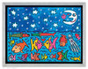 James Rizzi - THE STARS, THE MOON, AND THE FISH IN THE SEA inkl. Rahmen